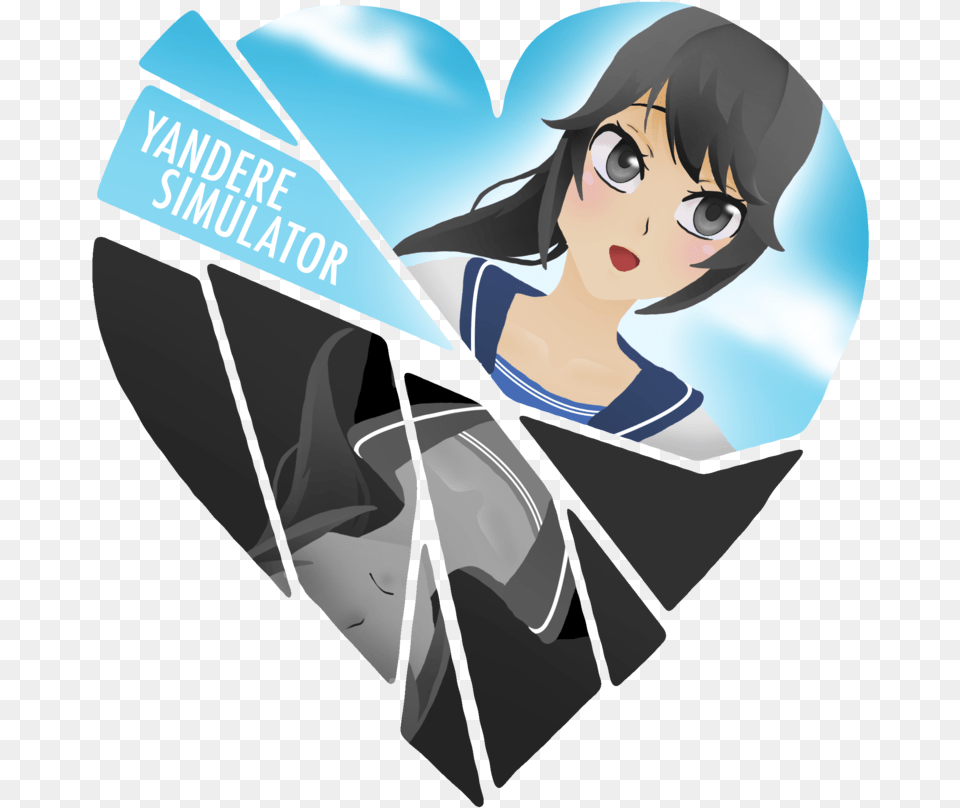 Game Concept Art Yandere Simulator, Book, Comics, Publication, Baby Free Png