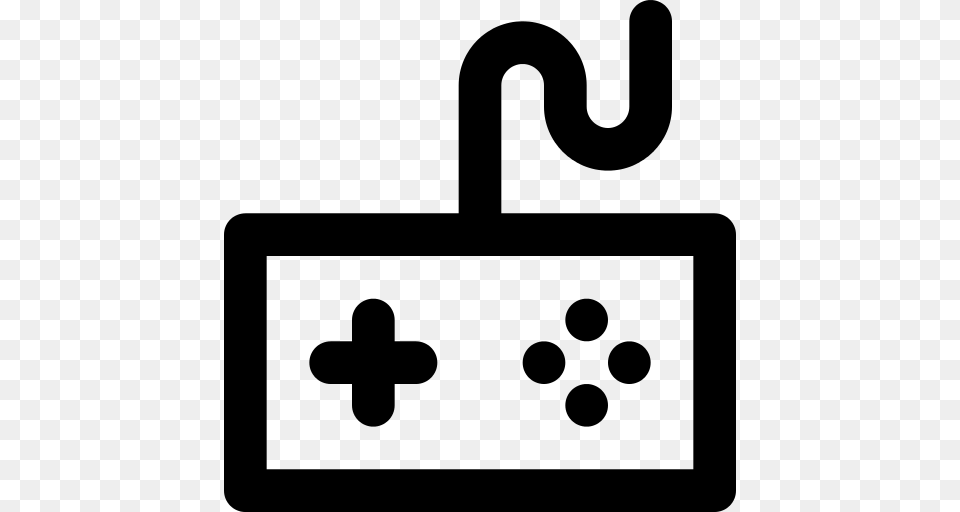 Game Controller Gamepad Icon, Gray Free Png