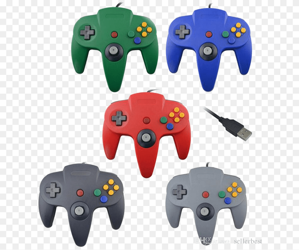 Game Controller Image Nintendo 64 Controller, Electronics, Animal, Dinosaur, Reptile Free Png Download