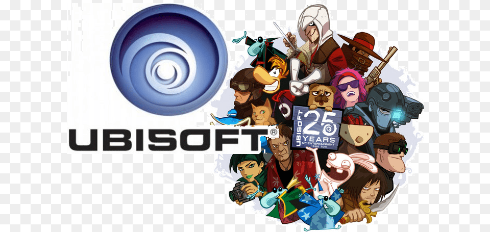 Game Development And Programing Jobs Ubisoft Logo, Publication, Book, Comics, Art Png Image
