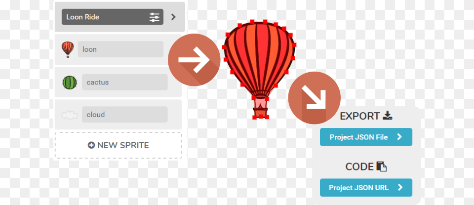 Game Development Tool Flat Ui Arrow Icon, Balloon, Aircraft, Text, Transportation Png Image