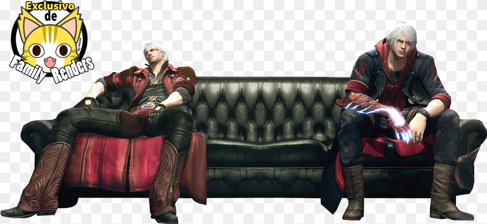 Game Devil May Cry, Clothing, Coat, Couch, Jacket Free Transparent Png