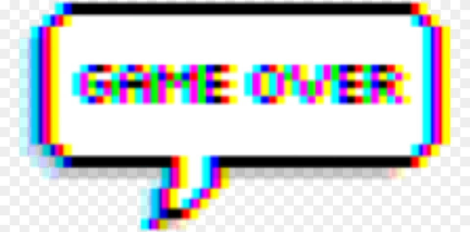 Game Gameover Glitch Tumblr Balloon Text Sad Aesthetic Stickers Free Png