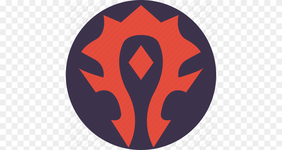 Game Gaming Horde Orc Play Warcraft Icon, Logo, Leaf, Plant, Emblem Png