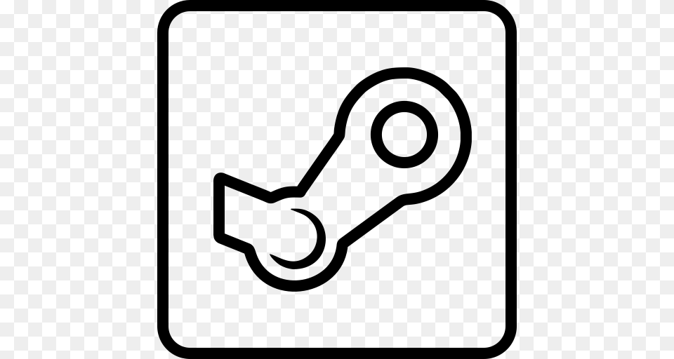 Game Gaming Logo Social Steam Store Icon, Gray Png Image