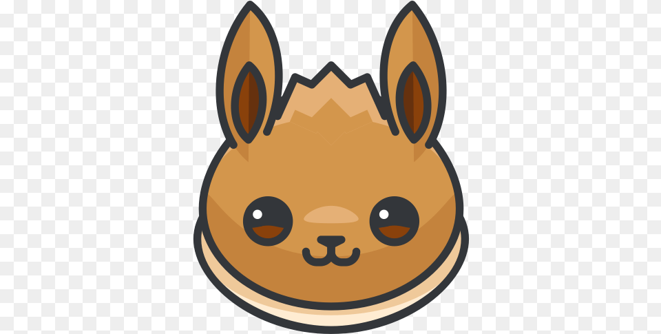 Game Go Play Pokemon Eevee Icon Bento Sushi, Animal, Mammal, Astronomy, Moon Png Image