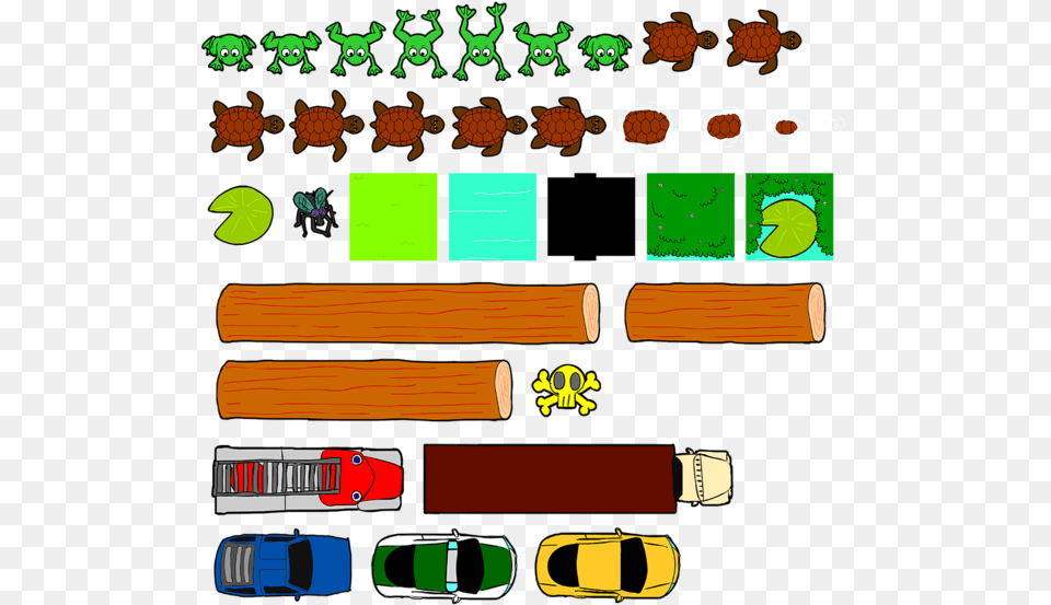 Game Graphics Sprite Frogger Sprite Sheet, Railway, Train, Transportation, Vehicle Png Image