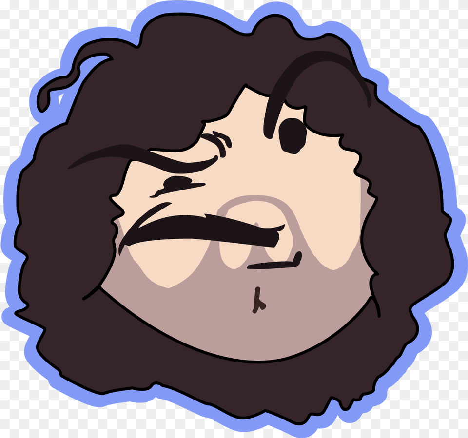 Game Grumps Thumbnails Dan Game Grumps Danny Grump Head, Baby, Person, Stencil, Face Free Png Download