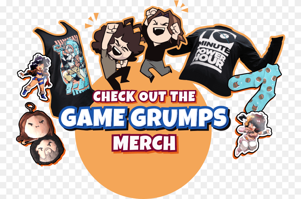 Game Grumps Vs Logo Game Grumps Logo, Sticker, T-shirt, Book, Clothing Free Png Download