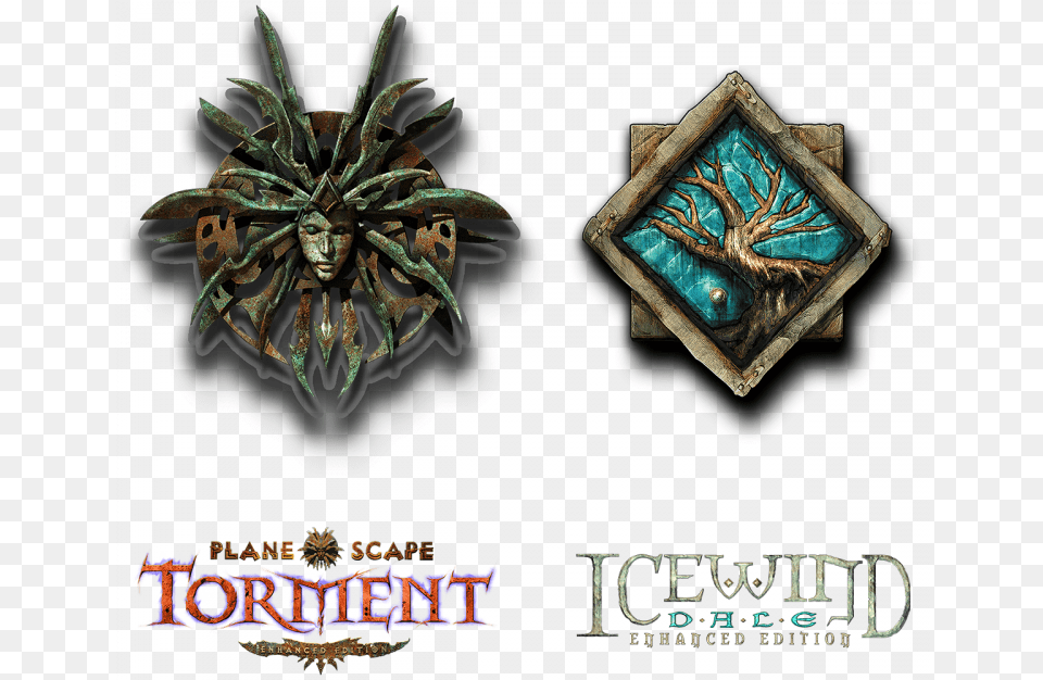 Game Icewind Dale Logo, Accessories, Jewelry, Plant, Bronze Free Png