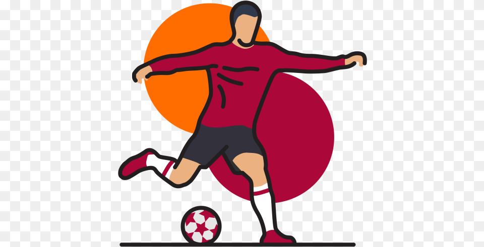 Game Icon Of Colored Outline Style Sports Icon, Kicking, Person, Baby, Face Free Transparent Png