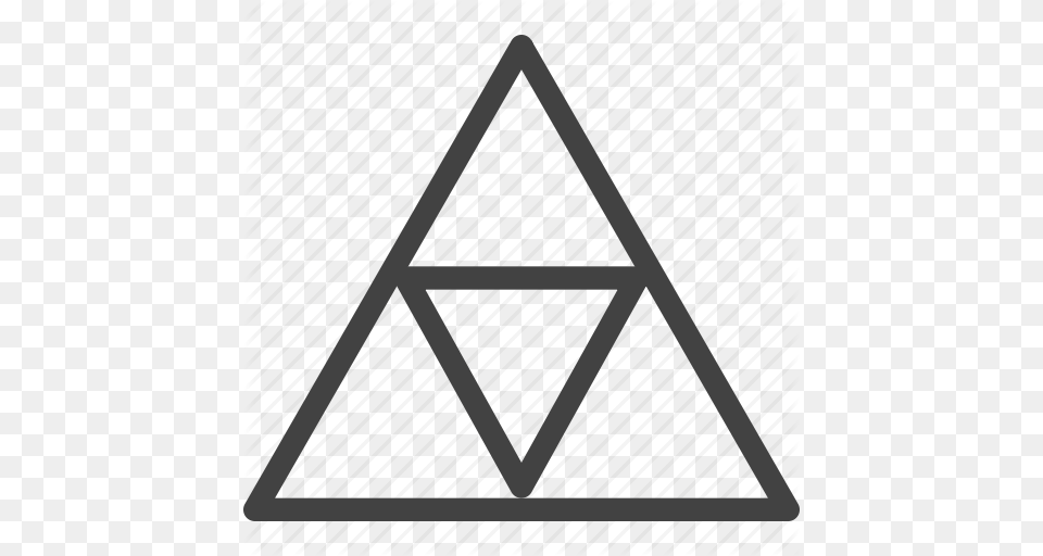 Game Item Triangle Triforce Video Icon, Gate Free Png