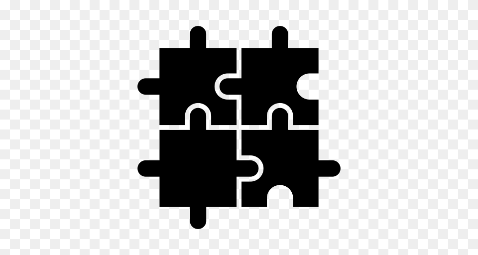 Game Jigsaw Piece Pieces Puzzle Seo Solution Icon, Gray Free Png Download