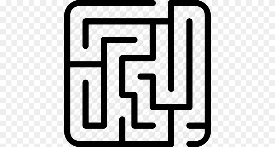 Game Labyrinth Maze Icon, Architecture, Building Png