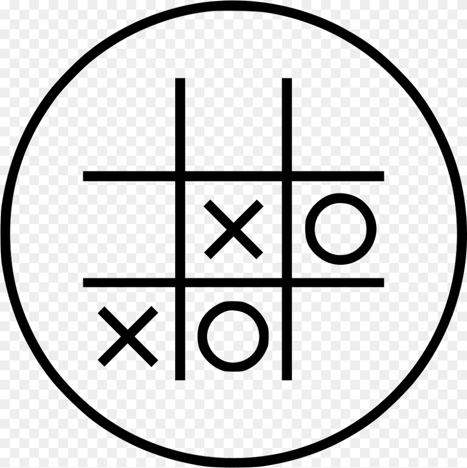 Game Last Bench Cross Circle Play Fun Tic Tac Toe Icon, Machine, Ammunition, Grenade, Weapon Png Image