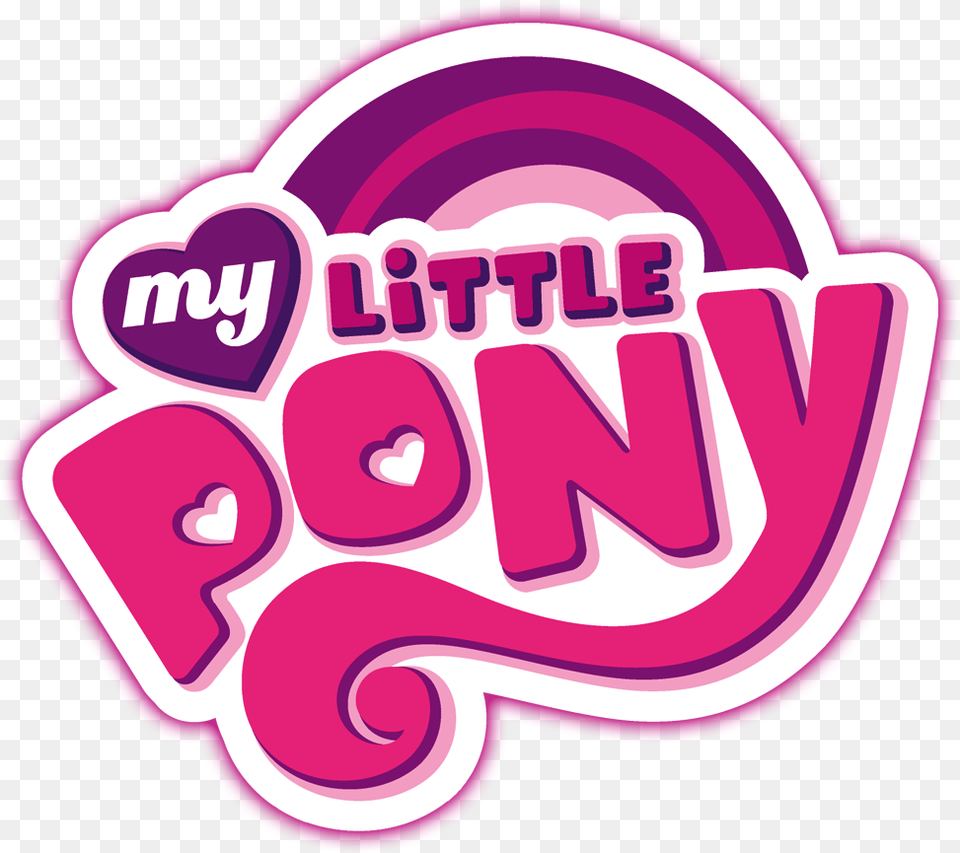 Game Logo My Little Pony Friendship, Sticker, Purple, Art, Graphics Free Png Download