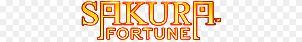 Game Logo Sakura Fortune Sakura Fortune Slot, Light, Neon, Scoreboard Free Png Download