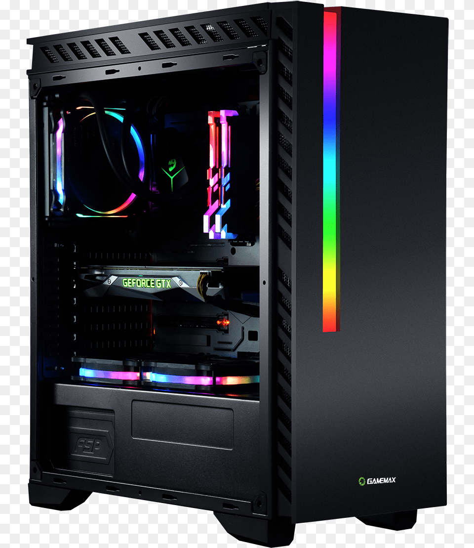 Game Max Eclipse Rgb Tempered Glass Midi Pc Gaming Gaming Computer Rgb Case, Computer Hardware, Electronics, Hardware, Monitor Png