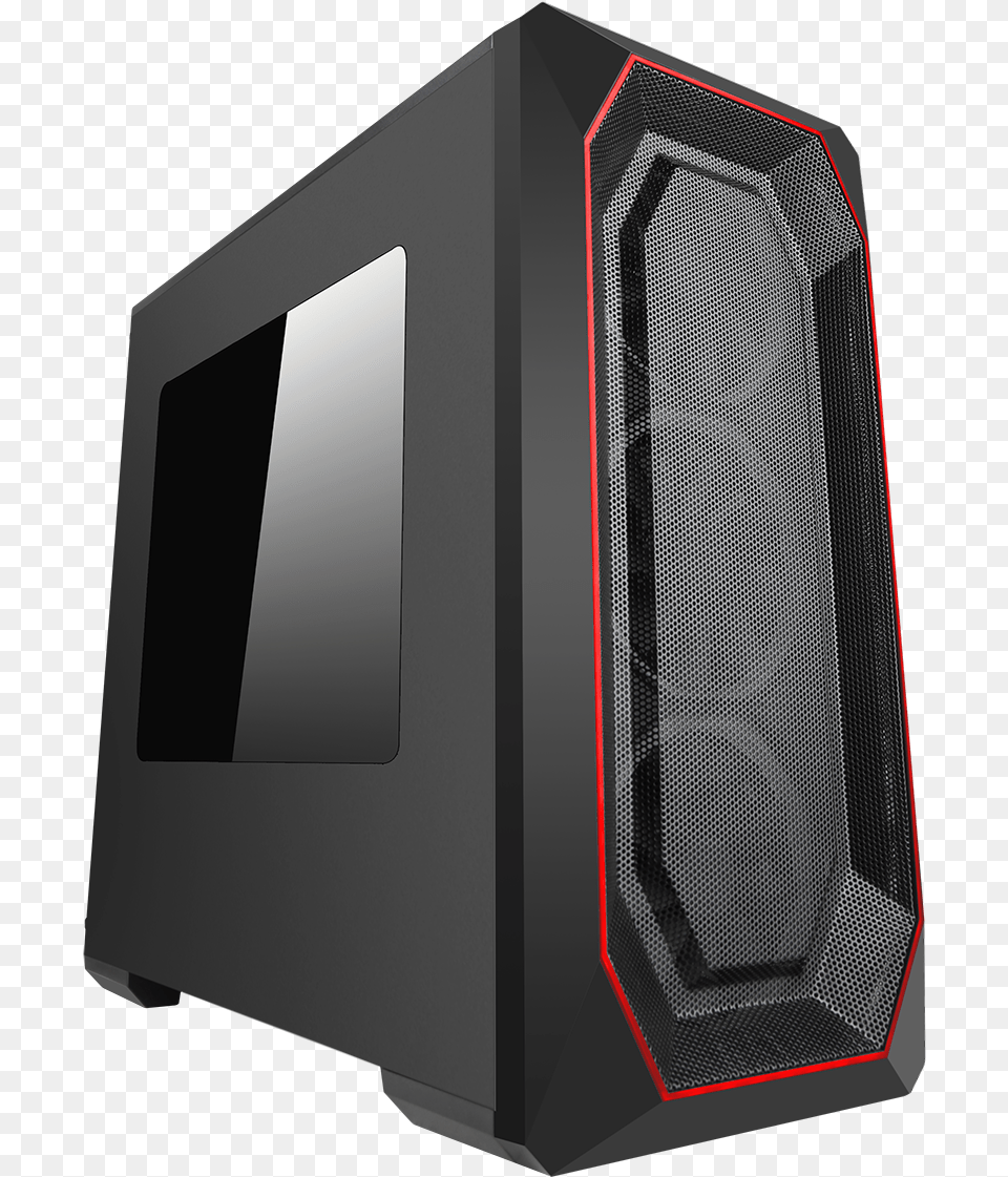 Game Max Kamikaze Pc Gaming Case With Window Computer Hardware, Electronics, Speaker Png Image