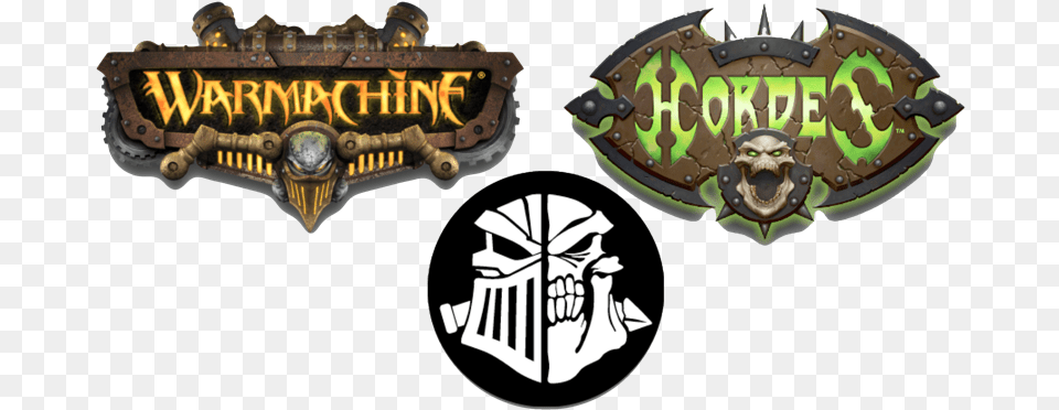 Game Night Warmachine And Hordes Symbol, Logo, Badge, Face, Head Png Image