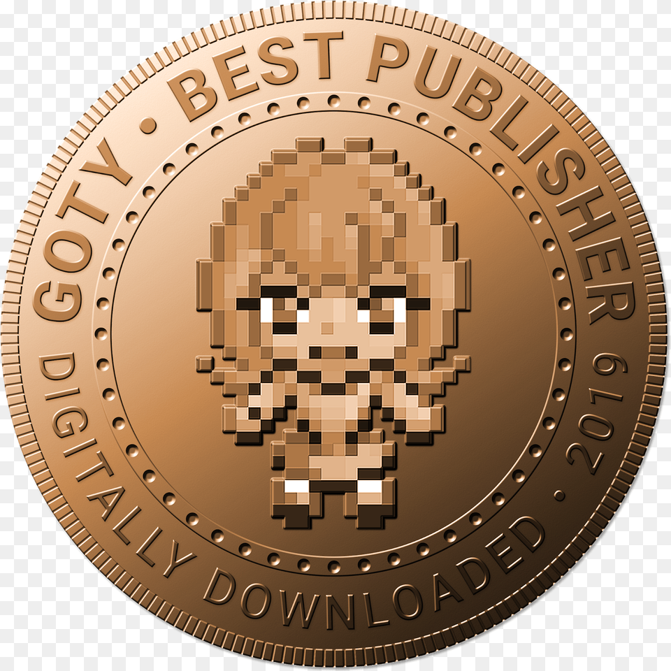 Game Of The Year 2019 Publisher Digitally Dot, Coin, Money, Person Png Image