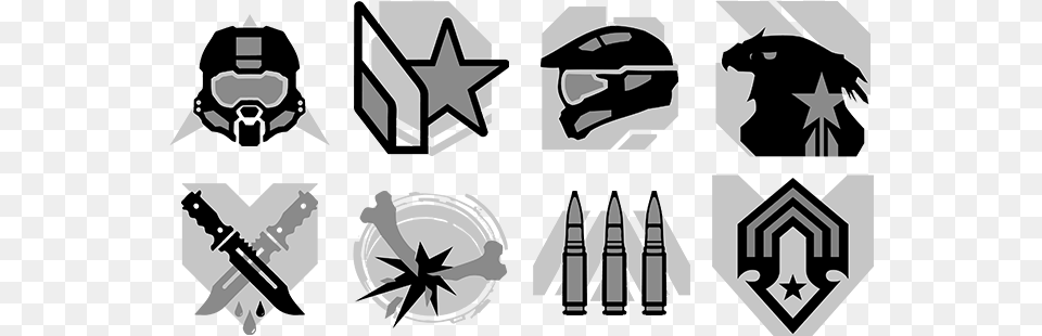 Game Of The Year Edition Halo 4 All Emblems, Stencil, Symbol, Machine, Wheel Png Image