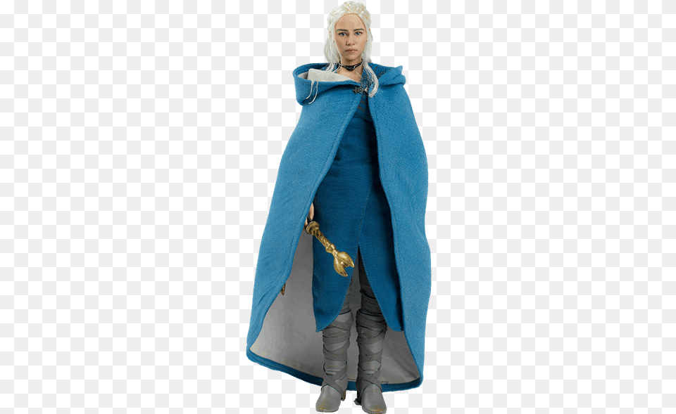 Game Of Throne Daenerys Figure, Cape, Clothing, Fashion, Coat Png