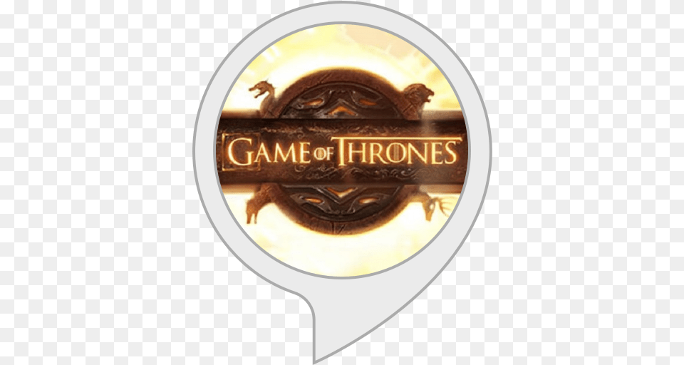 Game Of Thrones Amazonin Alexa Skills Game Of Thrones Wolf Dragon Stag Lion, Badge, Logo, Symbol, Book Png