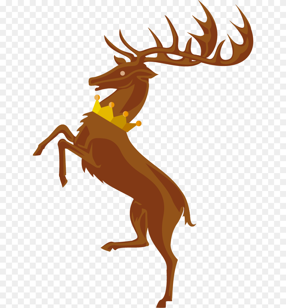 Game Of Thrones Baratheon Symbols, Animal, Deer, Mammal, Wildlife Free Png Download