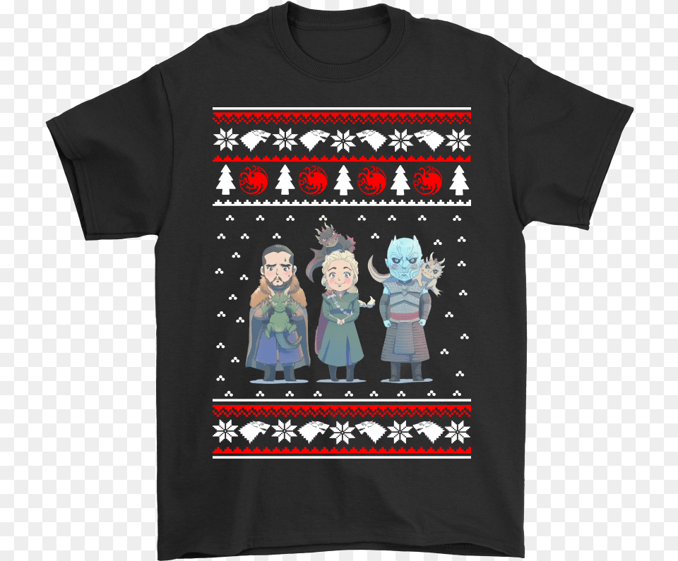 Game Of Thrones Christmas Ugly Shirts Walking Grateful Dead Shirt, T-shirt, Clothing, Person, Baby Free Png