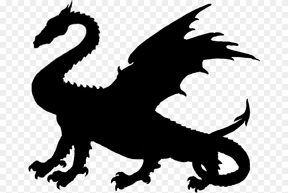 Game Of Thrones Clipart Stock Game Of Thrones Dragon Silhouette, Animal, Canine, Dog, Mammal Png