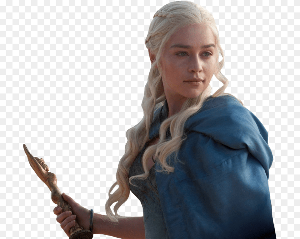 Game Of Thrones Daenerys 2 Image Emilia Clarke Game Of Thrones, Adult, Weapon, Sword, Person Free Png Download