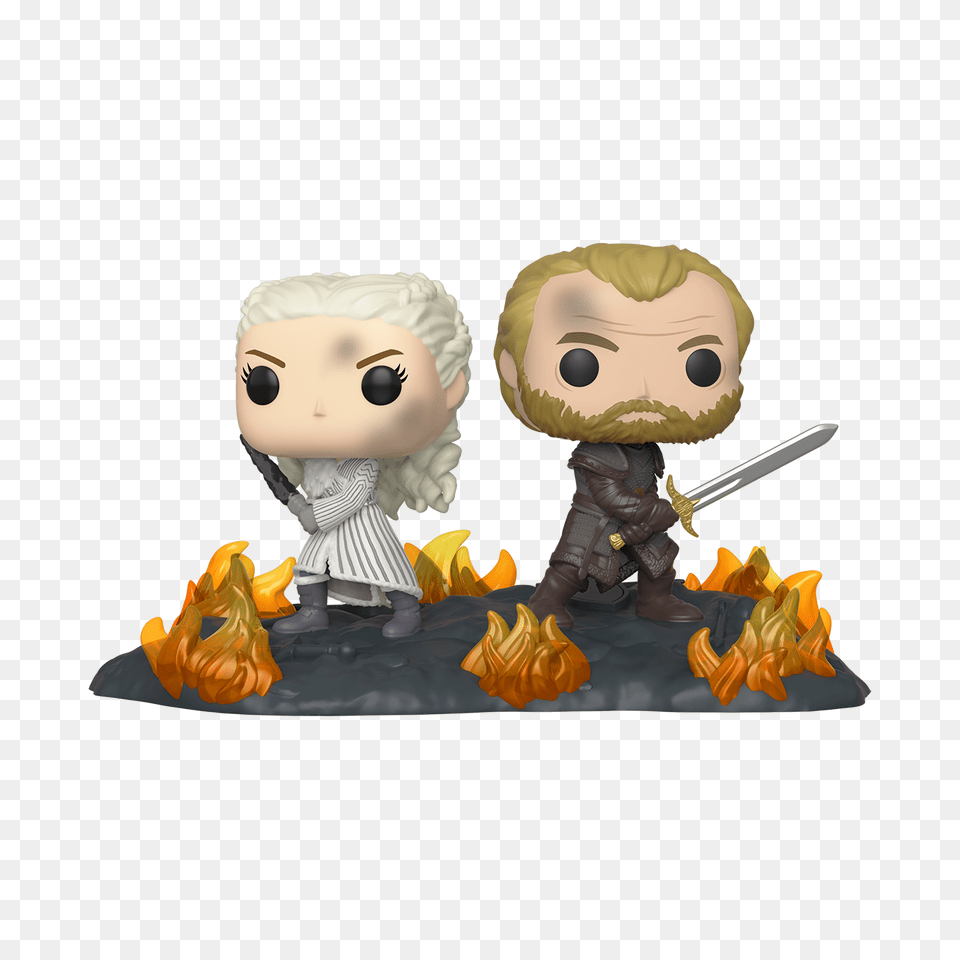 Game Of Thrones Daenerys And Jorah With Daenerys And Jorah Funko Pop, Baby, Person, Face, Head Free Png Download