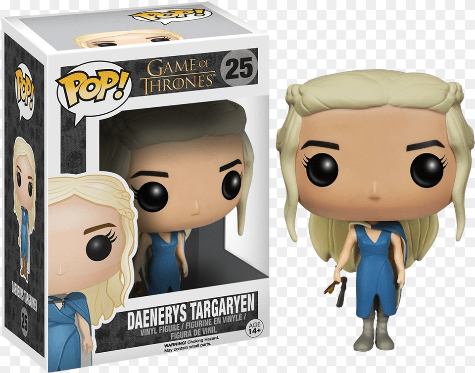 Game Of Thrones Daenerys Targaryen In Blue Dress Pop Vinyl Figure Funko Pop Daenerys, Toy, Doll, Person, Figurine Free Png