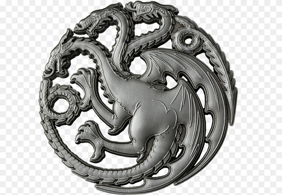 Game Of Thrones Deluxe Pin Game Of Thrones Dragon Logo, Accessories, Emblem, Symbol Free Transparent Png