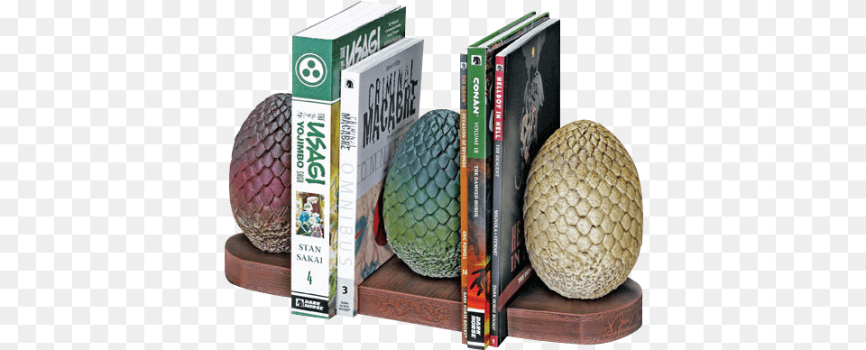 Game Of Thrones Dragon Egg Bookends Daenerys Targaryen Game Of Thrones Book Series Leather, Sphere, Publication, Ball, Golf Free Png