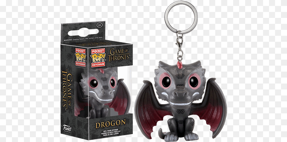 Game Of Thrones Drogon Funko Pocket Pop Vinyl Keychain Funkos Pops Game Of Thrones, Accessories, Ornament Png