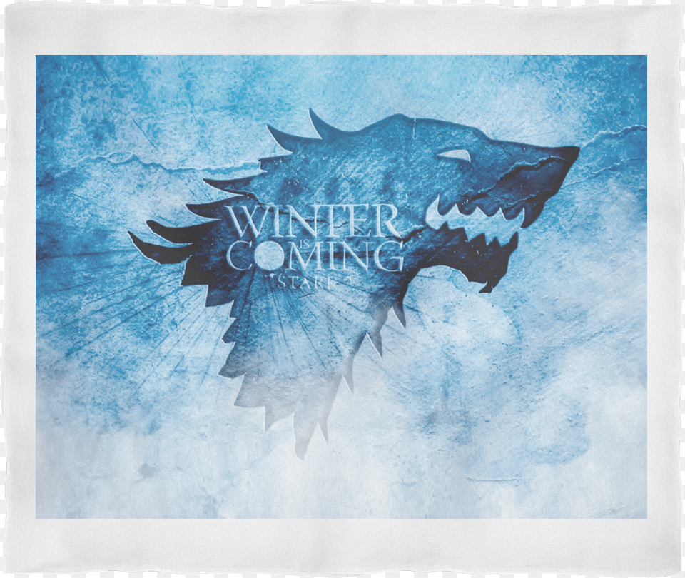 Game Of Thrones Fleece Blanket Winter Is Coming Stank Game Of Thrones Winter Is Coming, Animal, Fish, Sea Life, Shark Free Png Download