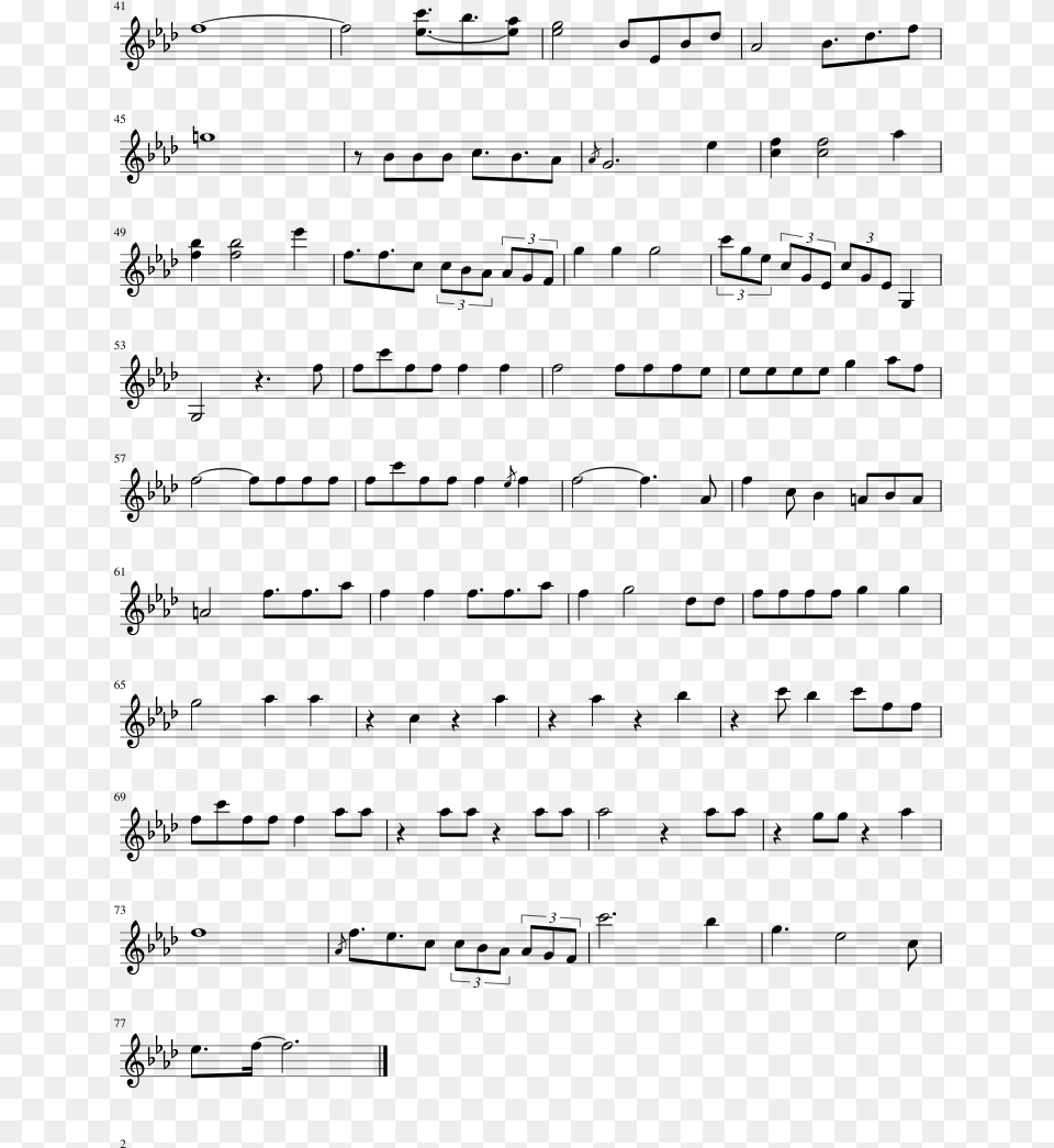 Game Of Thrones Flute Music Sheet, Gray Png Image