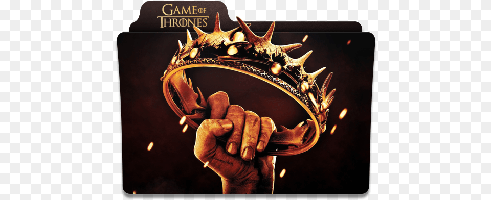 Game Of Thrones Folder Crown Game Of Thrones Season 2 Soundtrack, Body Part, Finger, Hand, Person Free Png Download