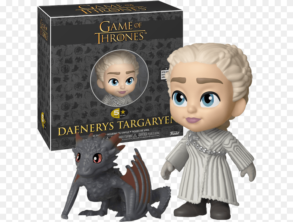 Game Of Thrones Funko 5 Star Daenerys Targaryen Pop Funko, Doll, Toy, Baby, Person Free Png Download