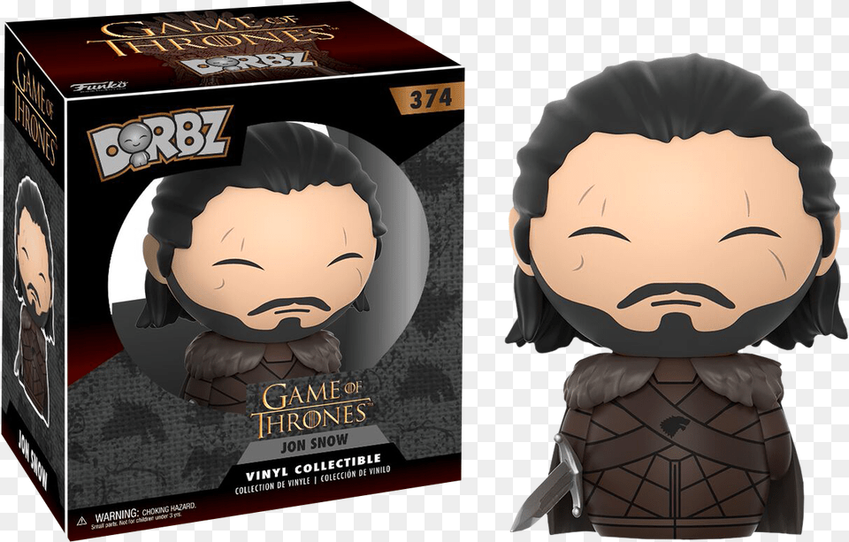 Game Of Thrones Funko Dorbz Jon Snow, Face, Head, Person, Baby Png