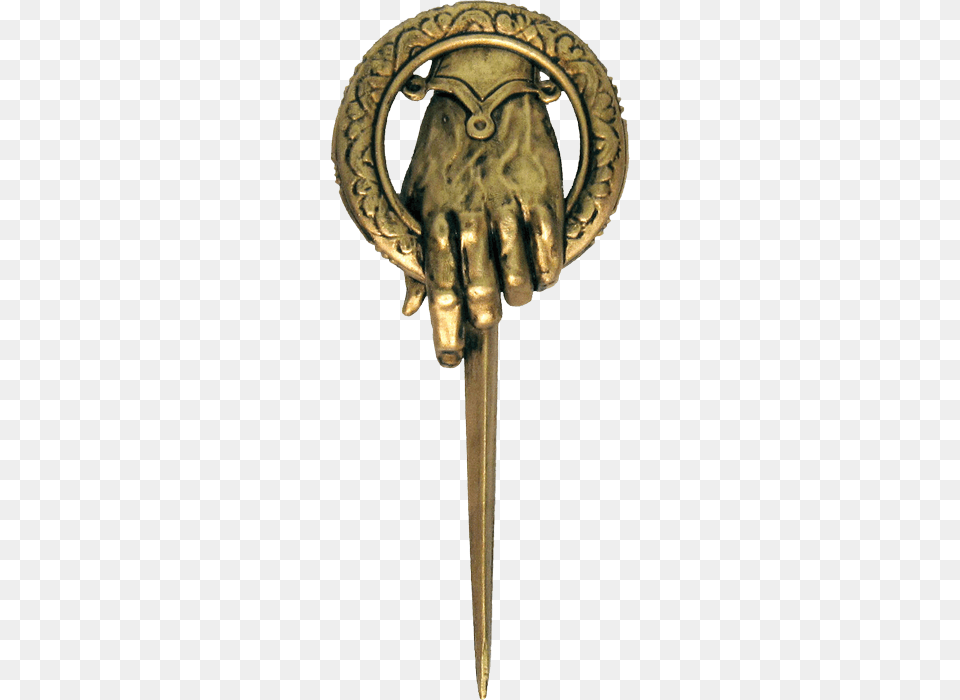 Game Of Thrones Game Of Thrones Hand Of King Pin Badge, Bronze, Accessories, Blade, Knife Free Png Download