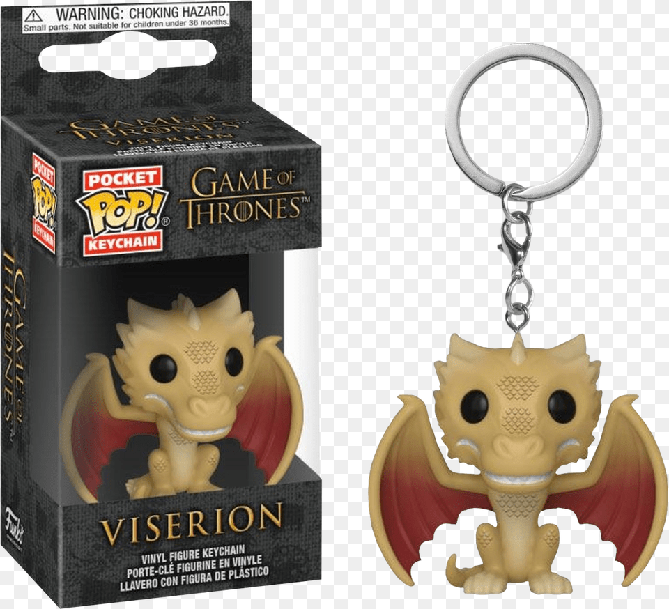 Game Of Thrones Game Of Thrones Keychain Viserion, Accessories, Jewelry, Animal, Dinosaur Png