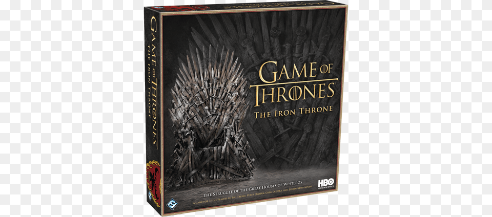 Game Of Thrones Game Of Thrones The Iron Throne Board Game, Furniture, Book, Publication, Blackboard Free Transparent Png