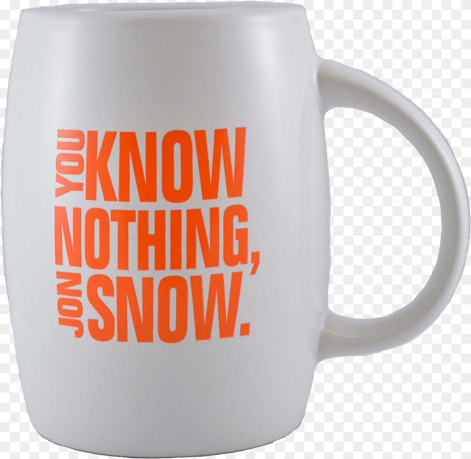Game Of Thrones Game Of Thrones You Know Nothing Jon Snow Mug, Cup, Beverage, Coffee, Coffee Cup Png