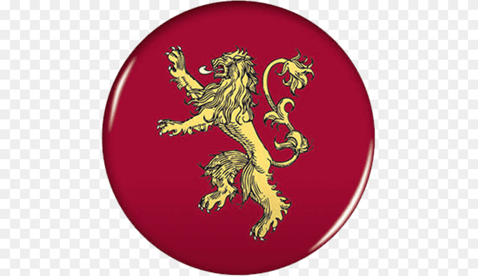 Game Of Thrones House Lannister Magnet Game Of Thrones House Lannister, Badge, Logo, Symbol, Person Free Png