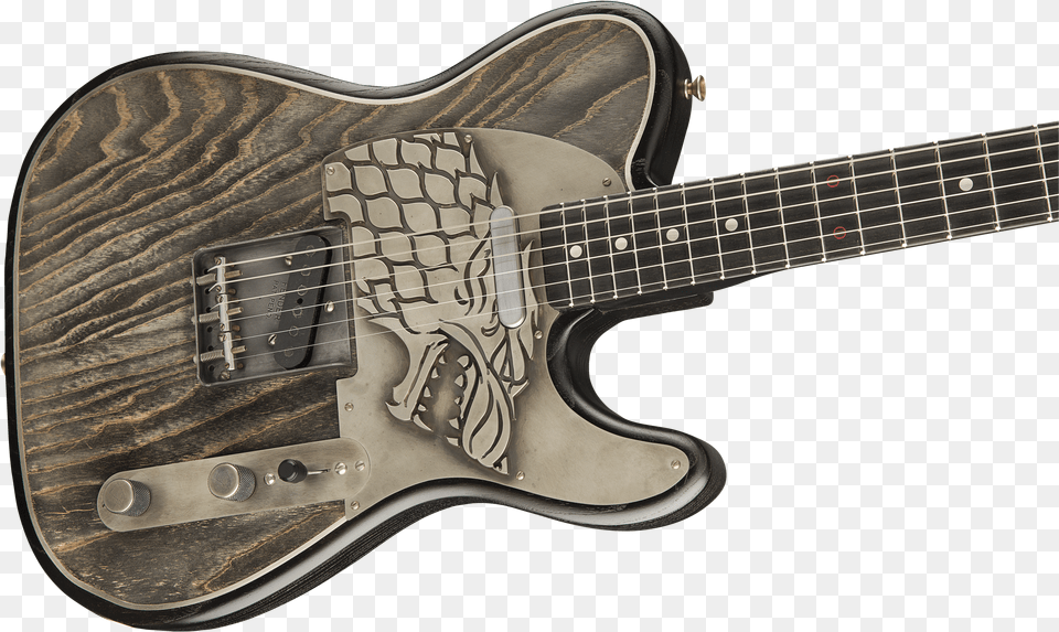 Game Of Thrones House Stark Telecaster Fender Game Of Thrones, Gray Png Image
