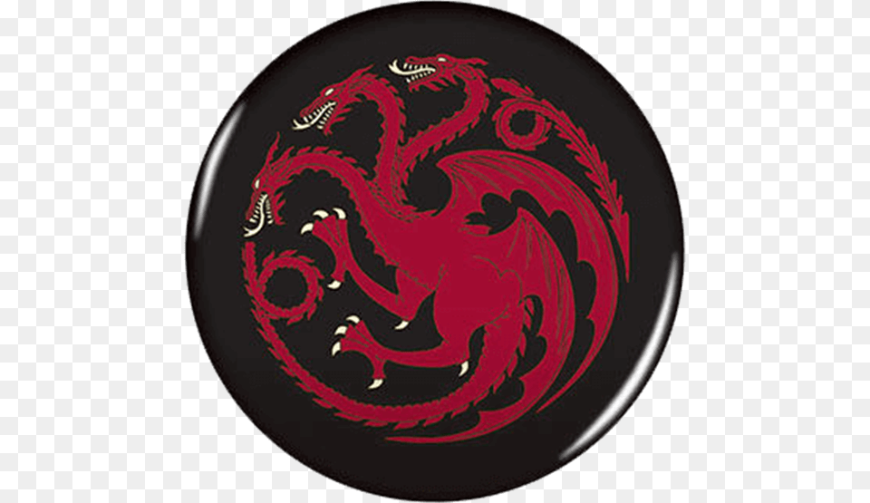 Game Of Thrones House Targaryen Magnet Targaryen Game Of Thrones Sigils, Plate Png Image