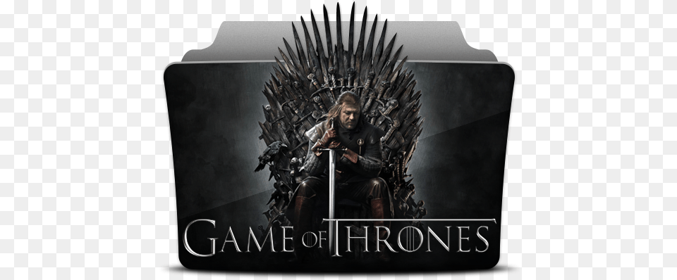 Game Of Thrones Icon Game Of Thrones Folder Icon, Furniture, Throne, Adult, Male Free Png